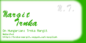 margit trnka business card